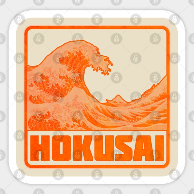 HOKUSAI Sticker by KIMIDIGI